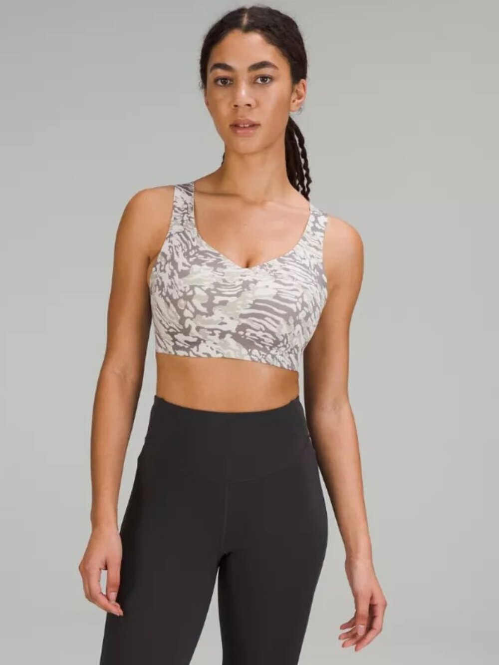 Lululemon Enlite Weave-Back Bra *High Support, A–DDD(E) Cups 34D Liquidize Camo